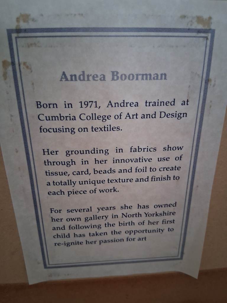 Andrea Boorman Mixed Media Daisy 1