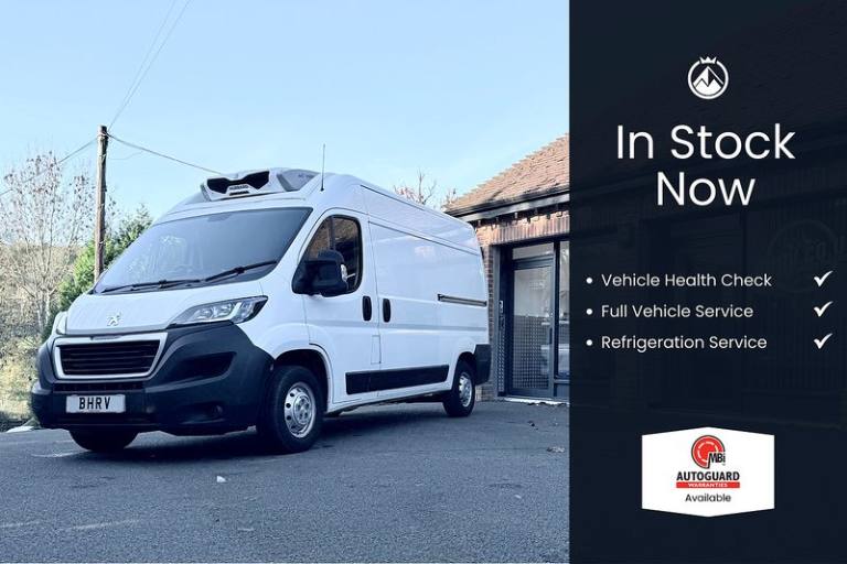 2019 Peugeot Boxer 335 L2 H2 Pro Refrigerated Van Large Fridge Van Diesel Manual