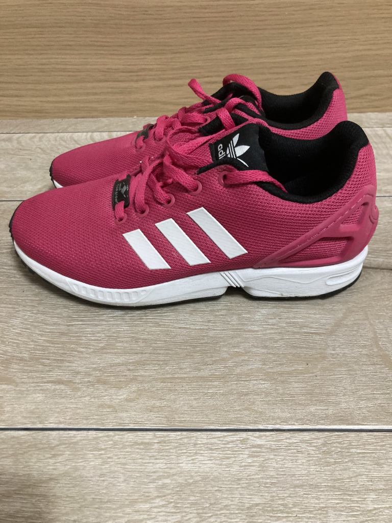 Adidas ZX Flux size 5 torsion trainers in pink