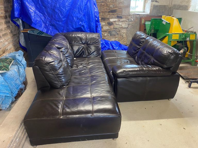 Leather sofa