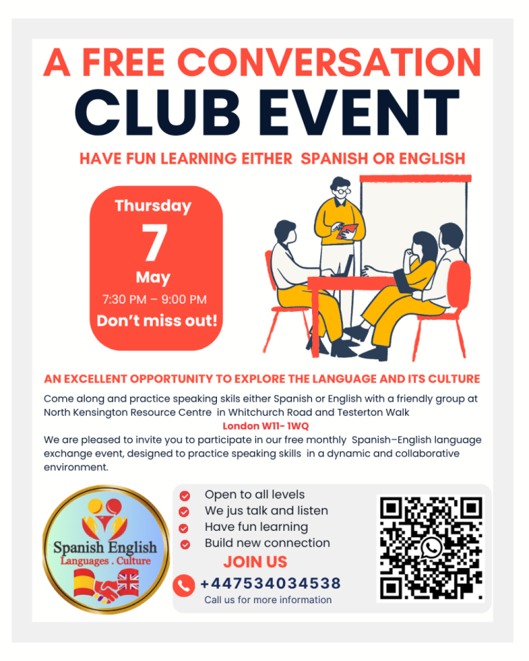 Free Spanish and English Languages exchange 