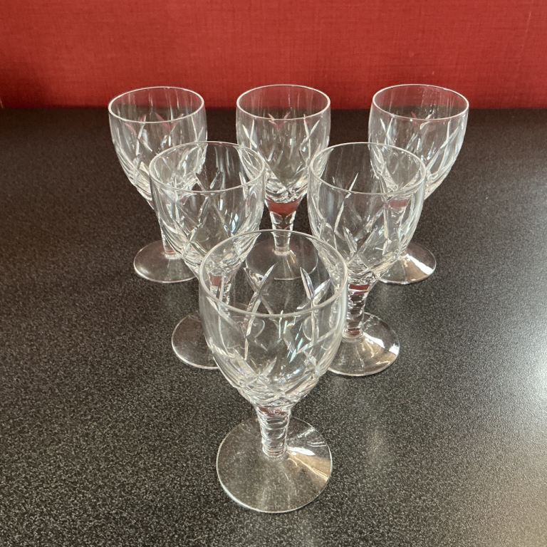 Vintage Stuart Crystal sherry/port glasses