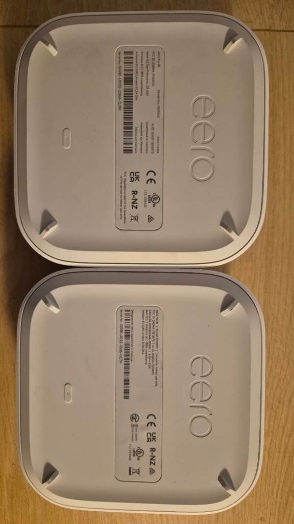 Eero Pro 6E Wifi Mesh Network Router Model S010001 (Two Units) | in ...
