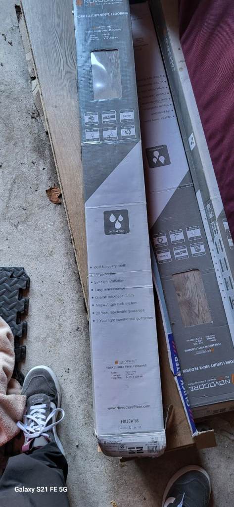 Novocore York Luxury Vinyl Flooring - 4x packs **Now reduced**