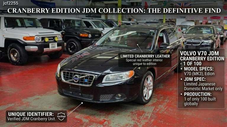 2026 Volvo V70 Rare 2.5T 1 out of 100  Cranberry Edi Petrol Automatic