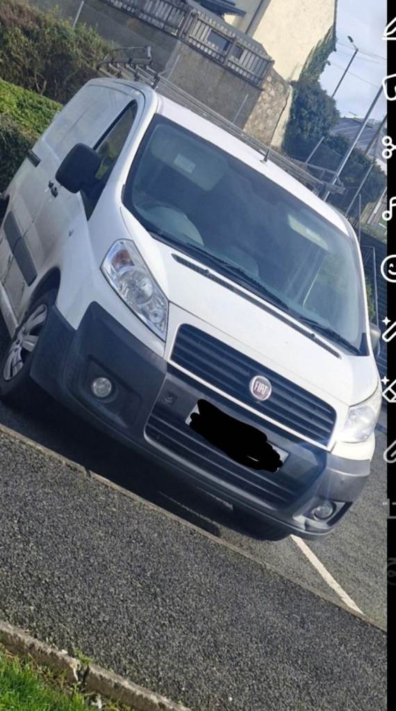 Fiat scudo 3 seater van 