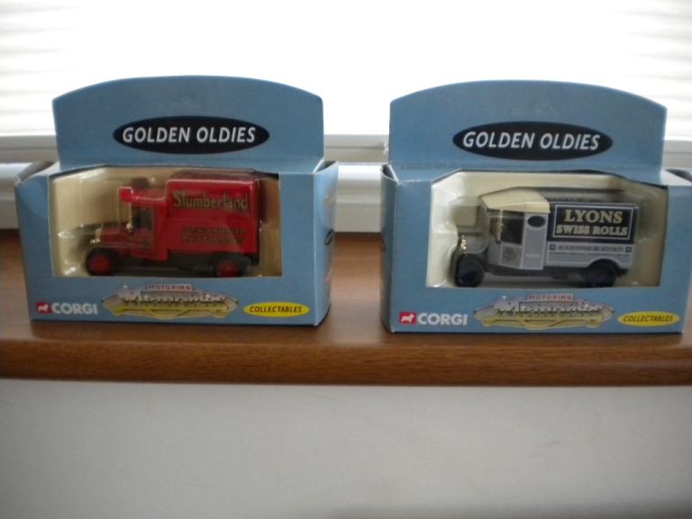 CORGI GOLDEN OLDIES VINTAGE TRUCKS  COLLECTABLES.ONLY £10 FOR 2