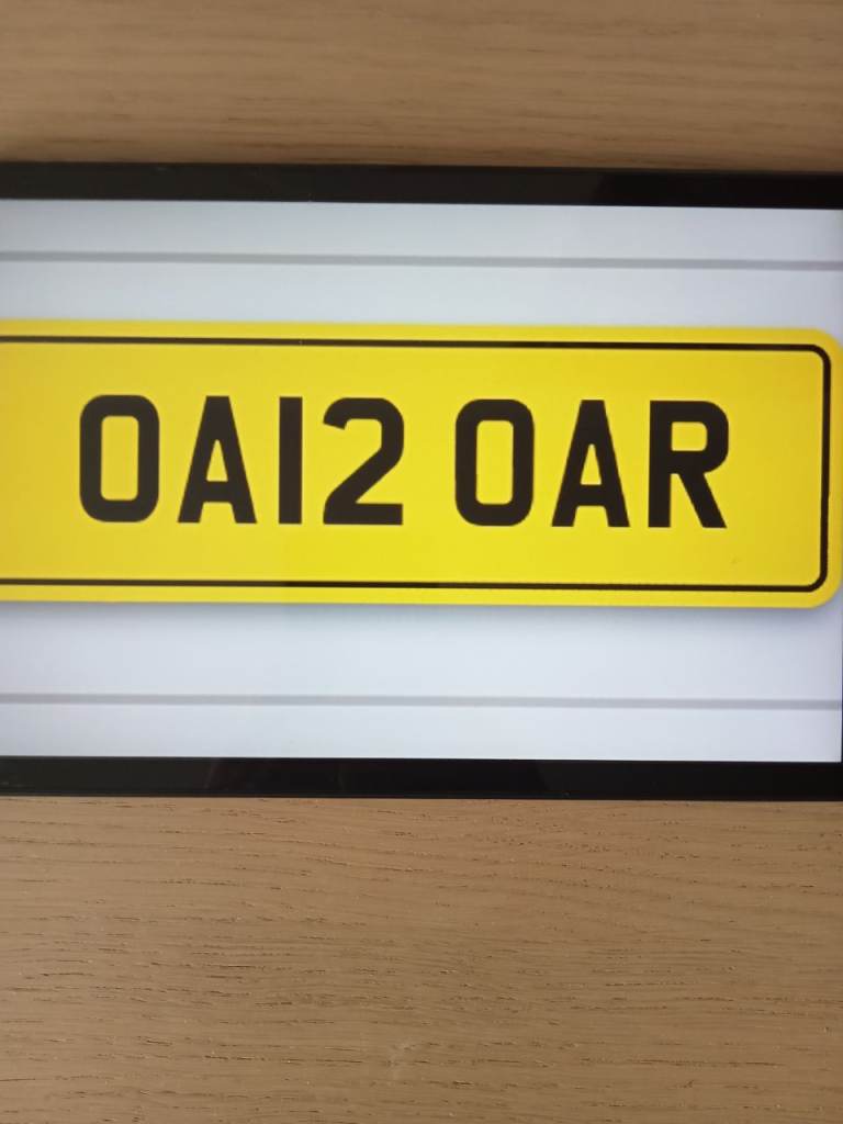 My registration number OAR OAR