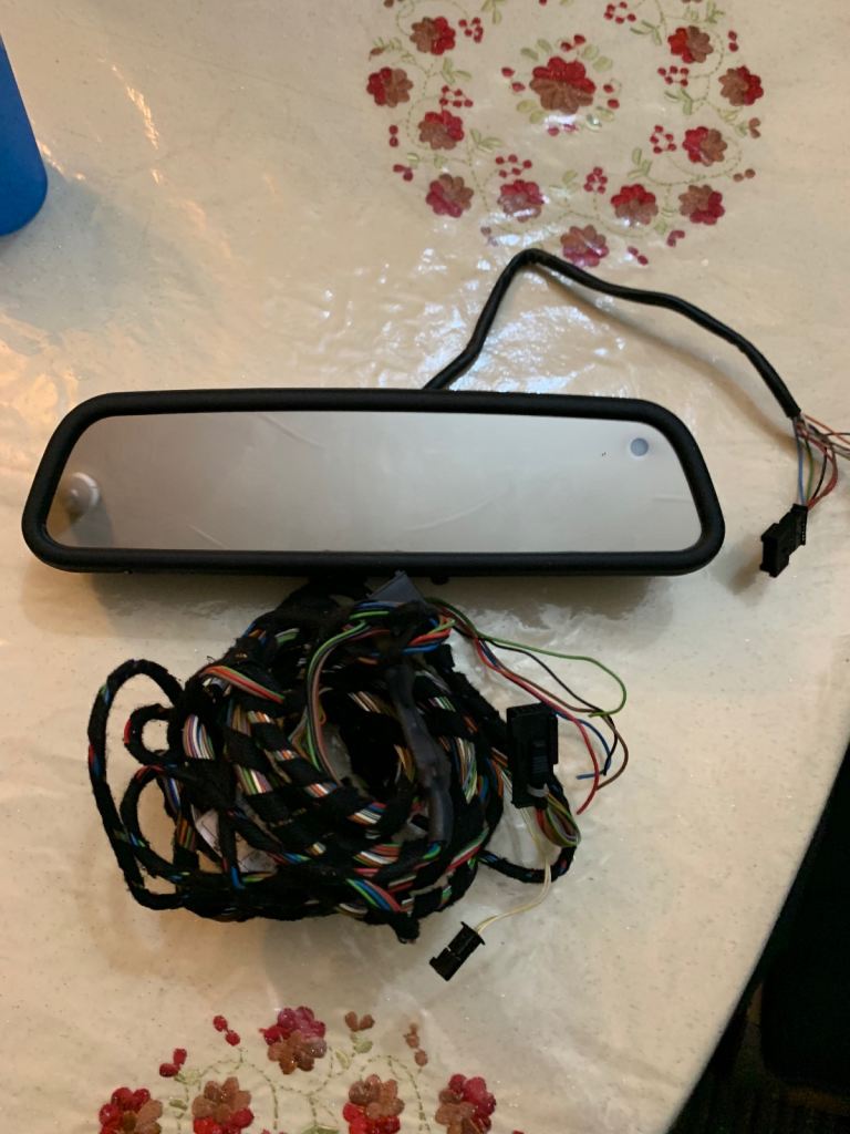 In mirror fitted taxi meter 