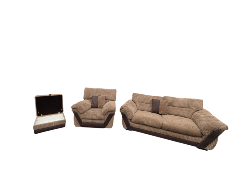 3seater and 1 seater sofa and ottoman footstool from dfs   Great feesh condition£325