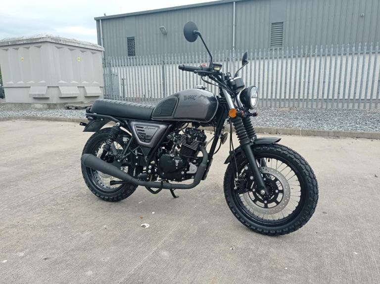 Bluroc Legend 125 Retro 125cc British Scrambler Retro Delivery & Finance UK/IRE
