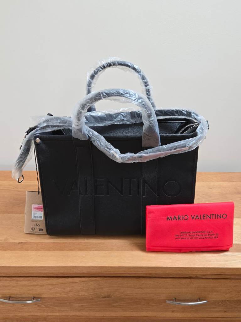 Brand New Mario Valentino Black Handbag with Tags