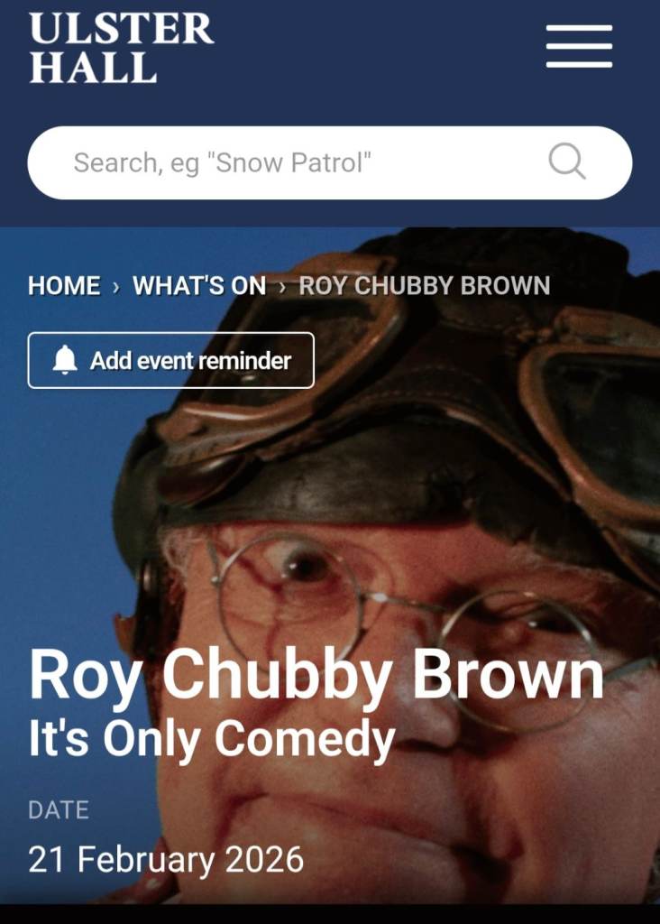 Chubby brown tickets 