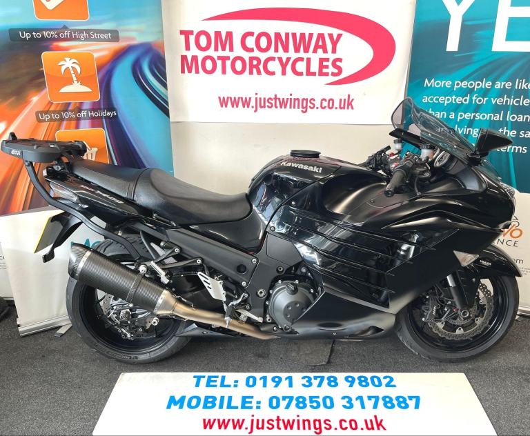 KAWASAKI ZZR1400 ABS, 2010(10), STUNNING BIKE, 14,448 MILES, FSH, EXTRAS, £6995
