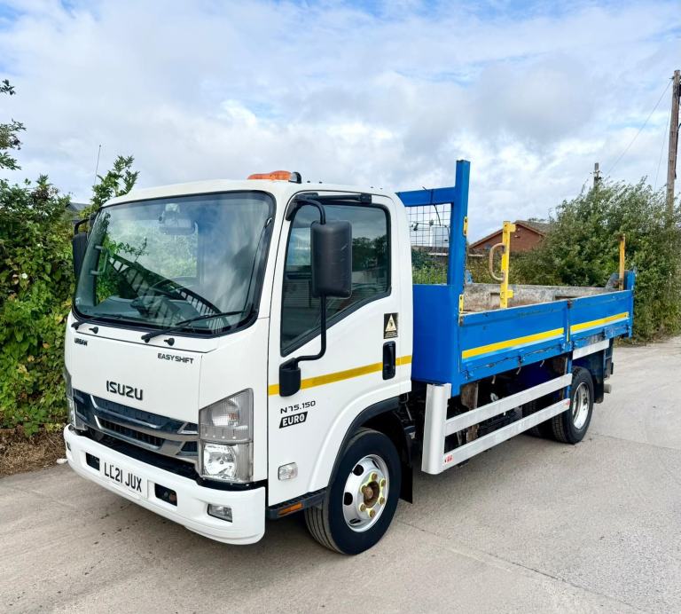 2021 ISUZU FORWARD N75.150 TIPPER 7.5 TON TARMAC CHUTES 55,000 MILE 3SEAT EURO6