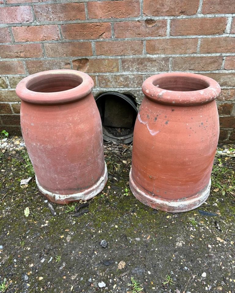 Lots of chimney pots  different prices 