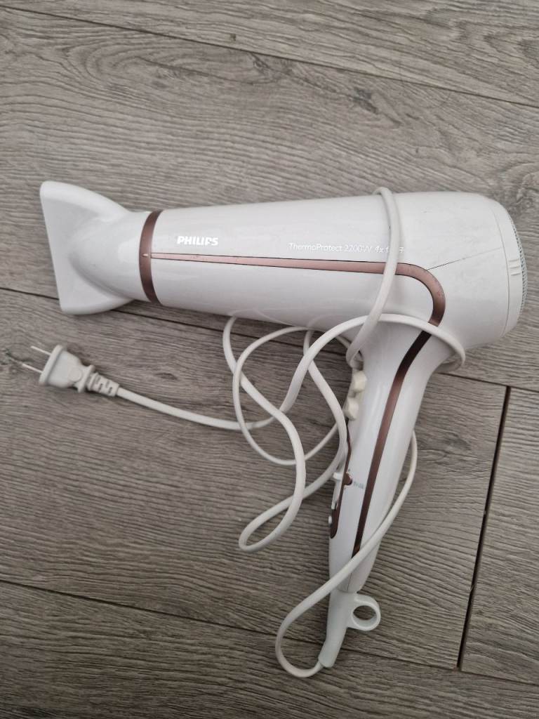 Philips Hair Dryer – White, Good Condition