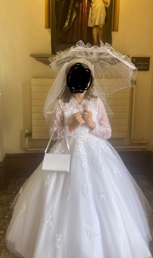 First holy communion dress