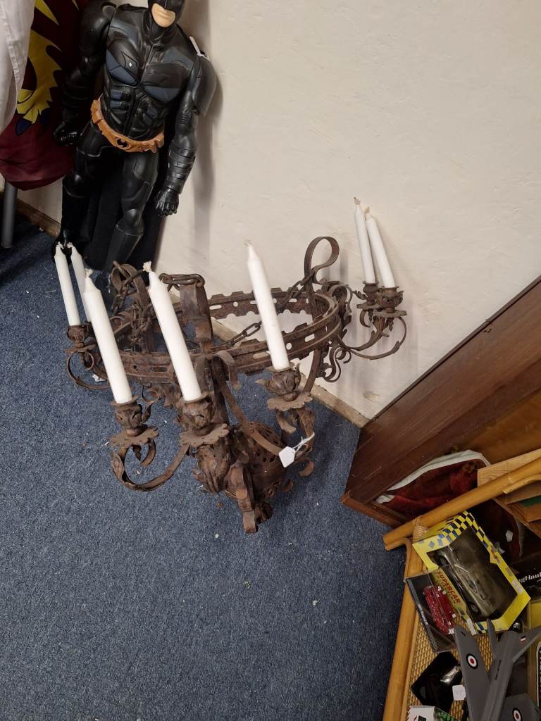 Vintage metal candelabra 
