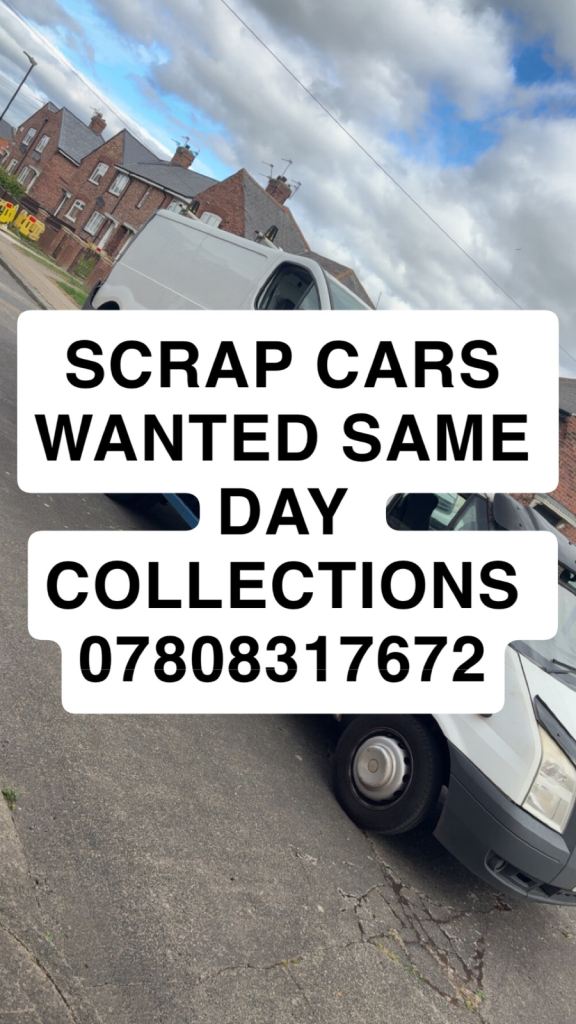 Scrap cars wanted