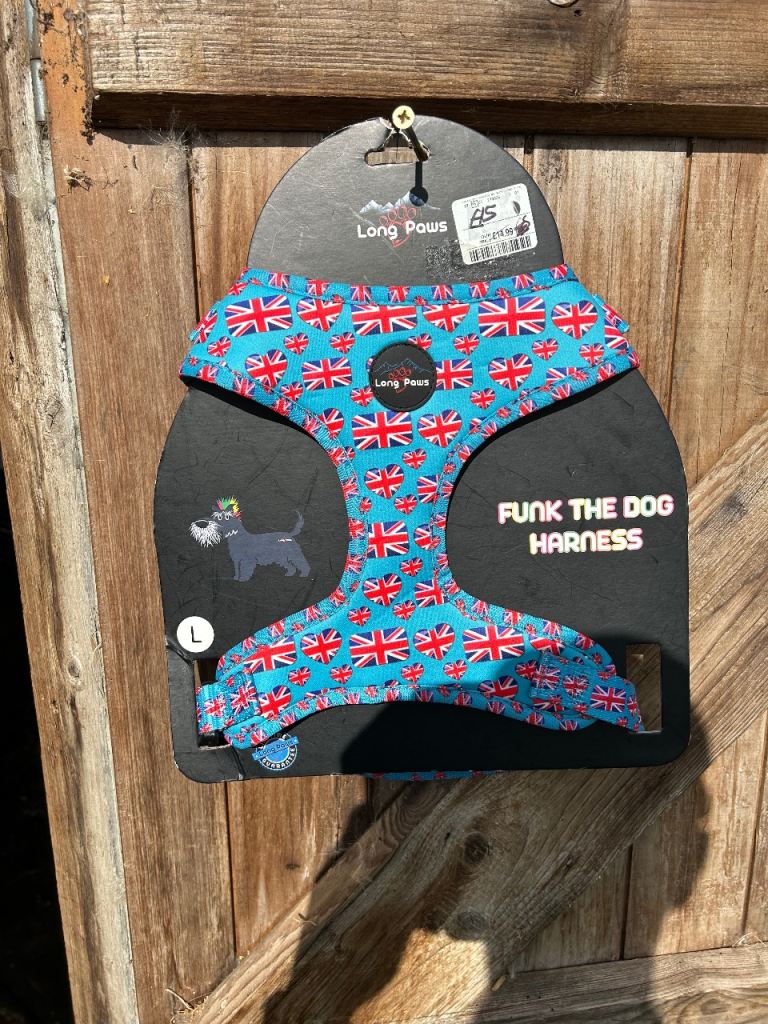 Two new long paw  large dog harnesses 