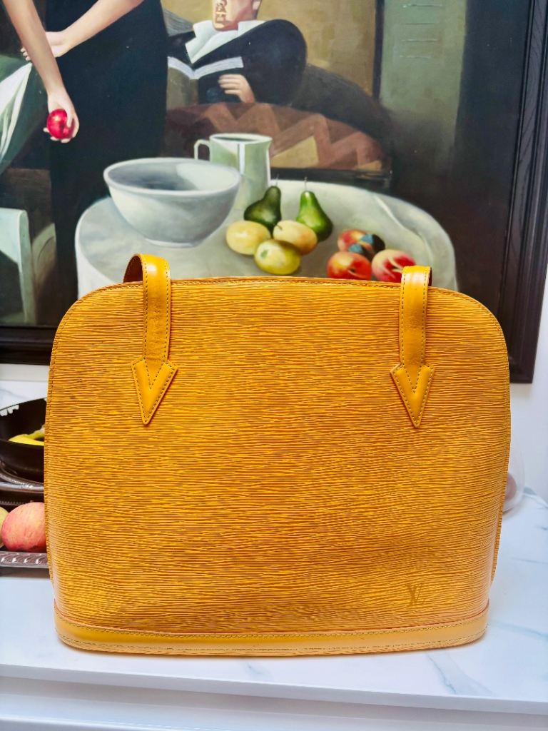 Louis Vuitton Yellow Epi Lussac Limited EDITION Shoulder Bag 
