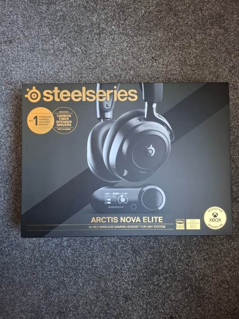 Steelseries arctis nova elite black 