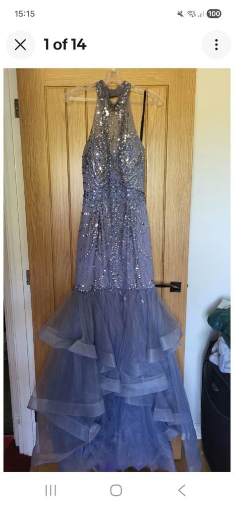 Stunning Purple Sequin Prom Dress - As Good As New
