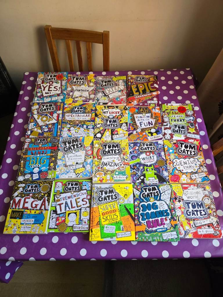 Job lot of Tom Gates books