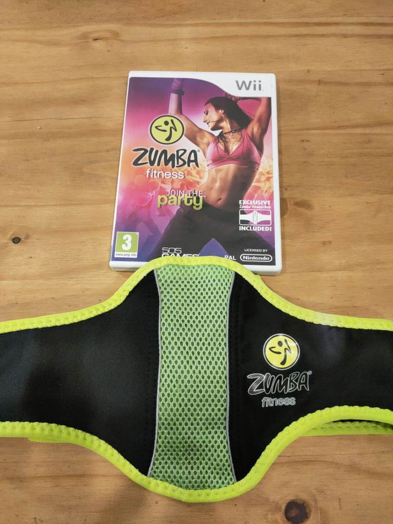 Wii Zumba fitness Games with Belts