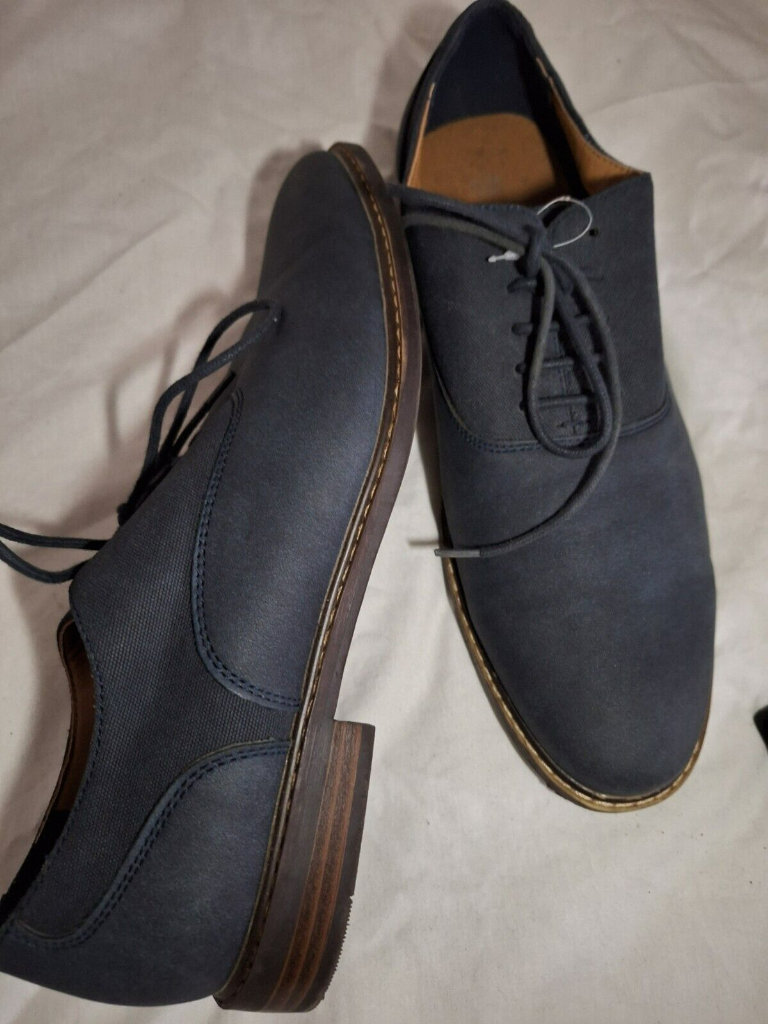 F&F men formal shoes/matt/size 8/blue