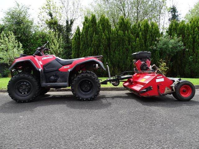 Suzuki King Quad FSi 400 with Logic MFP 120 Flail Mover