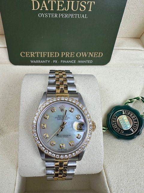 ROLEX DATEJUST 31MM BOX AND CERTIFICATES