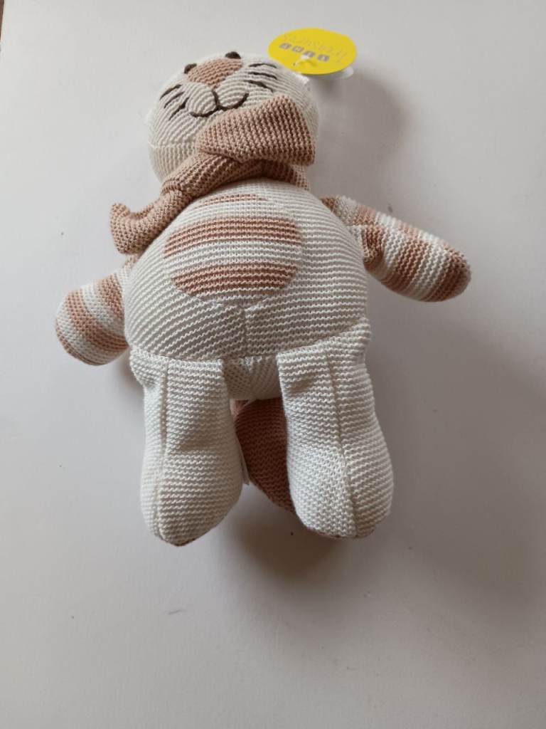 'TINY TREASURES' CARD LABEL ATTACHED TO EAR - 100% POLYESTER  - CHILD'S' TOY  - NEW