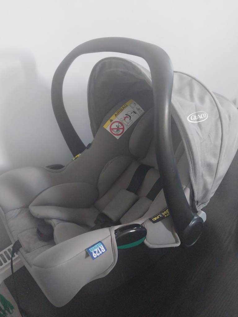 Graco Baby Car Seat – Grey, Good Condition