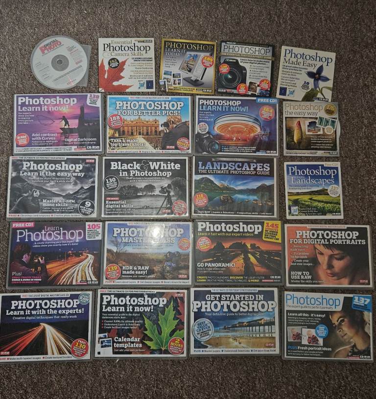 Photoshop Magazine & Tutorial CD Bundle – Vintage Learning Collection