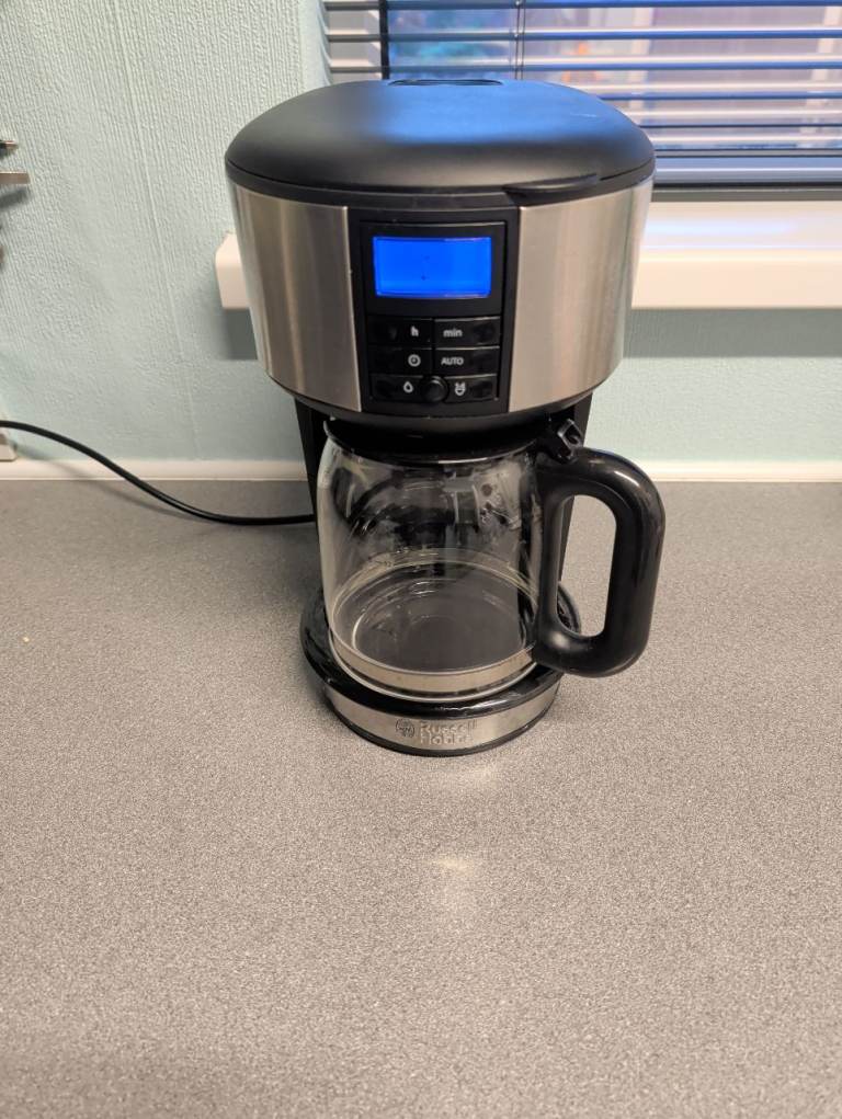 Filter Coffee Machine - Black and Silver, As Good As New