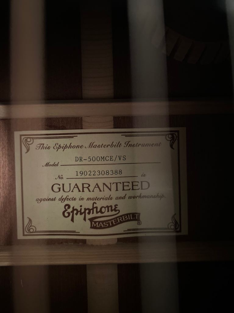 Lovely Acousto-electric guitar with Hardcase