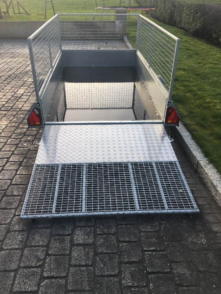 IFOR WILLIAMS TRAILER MESH SIDES LONG RAMP 