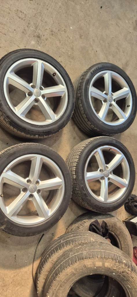 18 inch genuine audi a4 sline alloys 