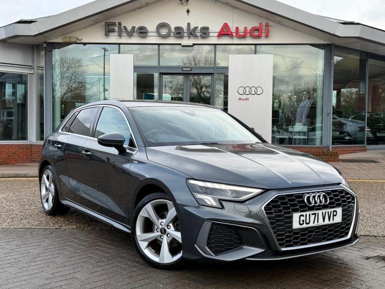 2022 Audi A3 1.5 TFSI 35 S line Sportback 5dr Petrol S Tronic Euro 6 (s/s) (150 ps) HATCHBACK Pet...