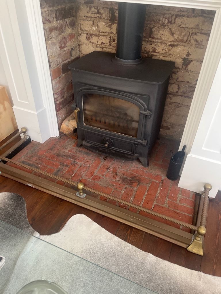 Brass Fire Fender Surround - Vintage piece 