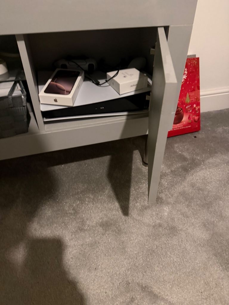 Modern Grey TV Unit / Sideboard with Storage