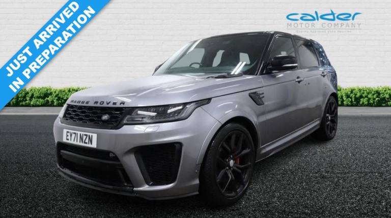 2021 71 LAND ROVER RANGE ROVER SPORT 5.0 P575 V8 GPF SVR SUV 5DR PETROL AUTO 4WD