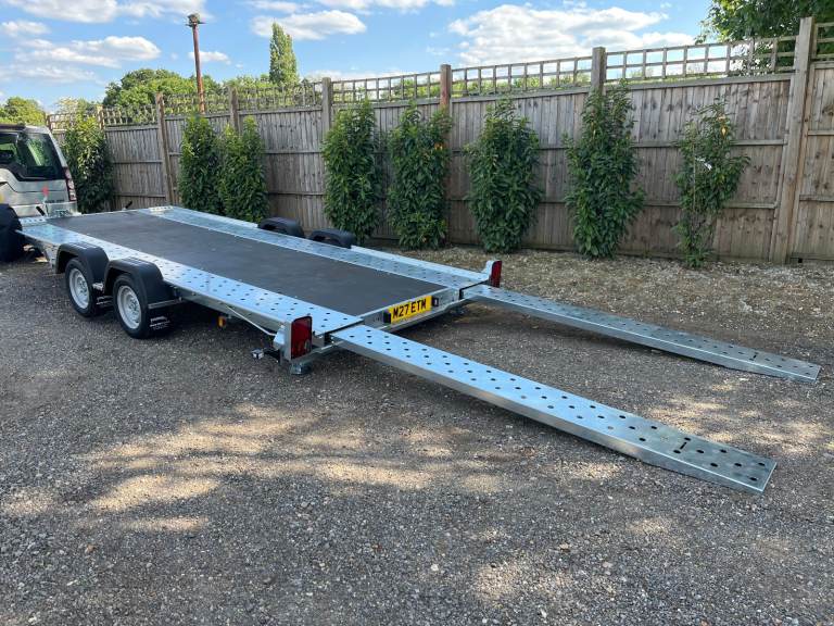 New Woodford Widebody 16' x 6'1 (4.87m x 1.98m) Car Trailer Transporter 3000KG
