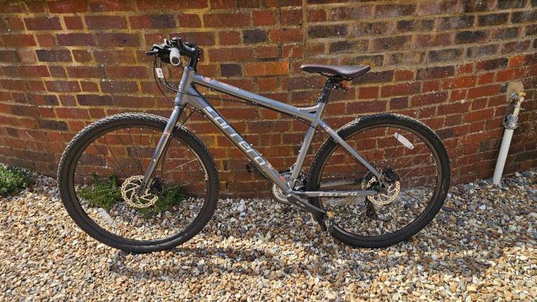 Carrera Hybrid Bike – Grey, Good Condition