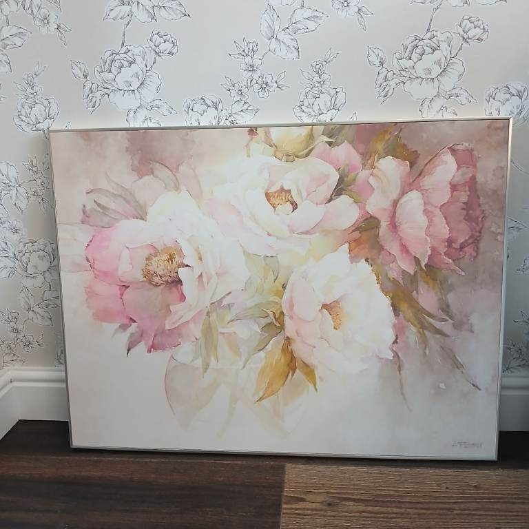 Large Framed Canvas Print Laura Ashley 