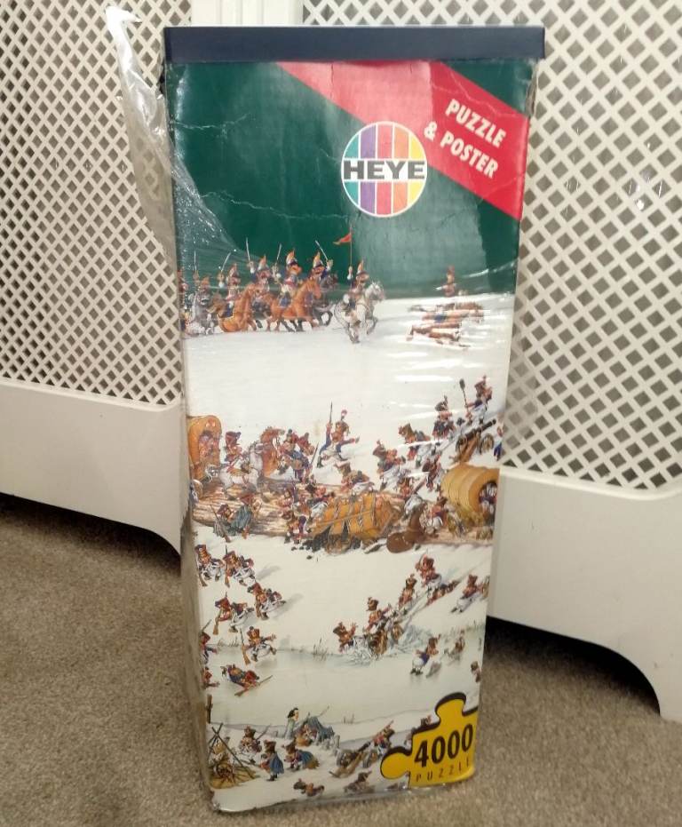 Heye Jigsaw Puzzle Napoleon's Winter Games 4000 Piece Puzzle Pieces Bag Unopened