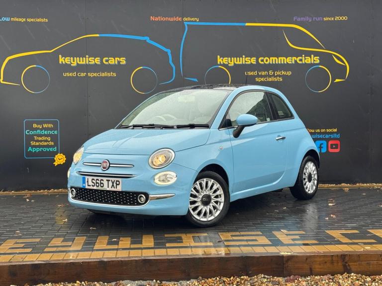 2016 Fiat 500 1.2 Lounge 3dr Dualogic HATCHBACK PETROL Automatic