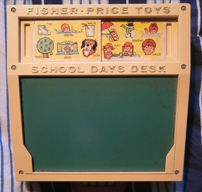 image for Vintage - Fisher Price School Days Desk